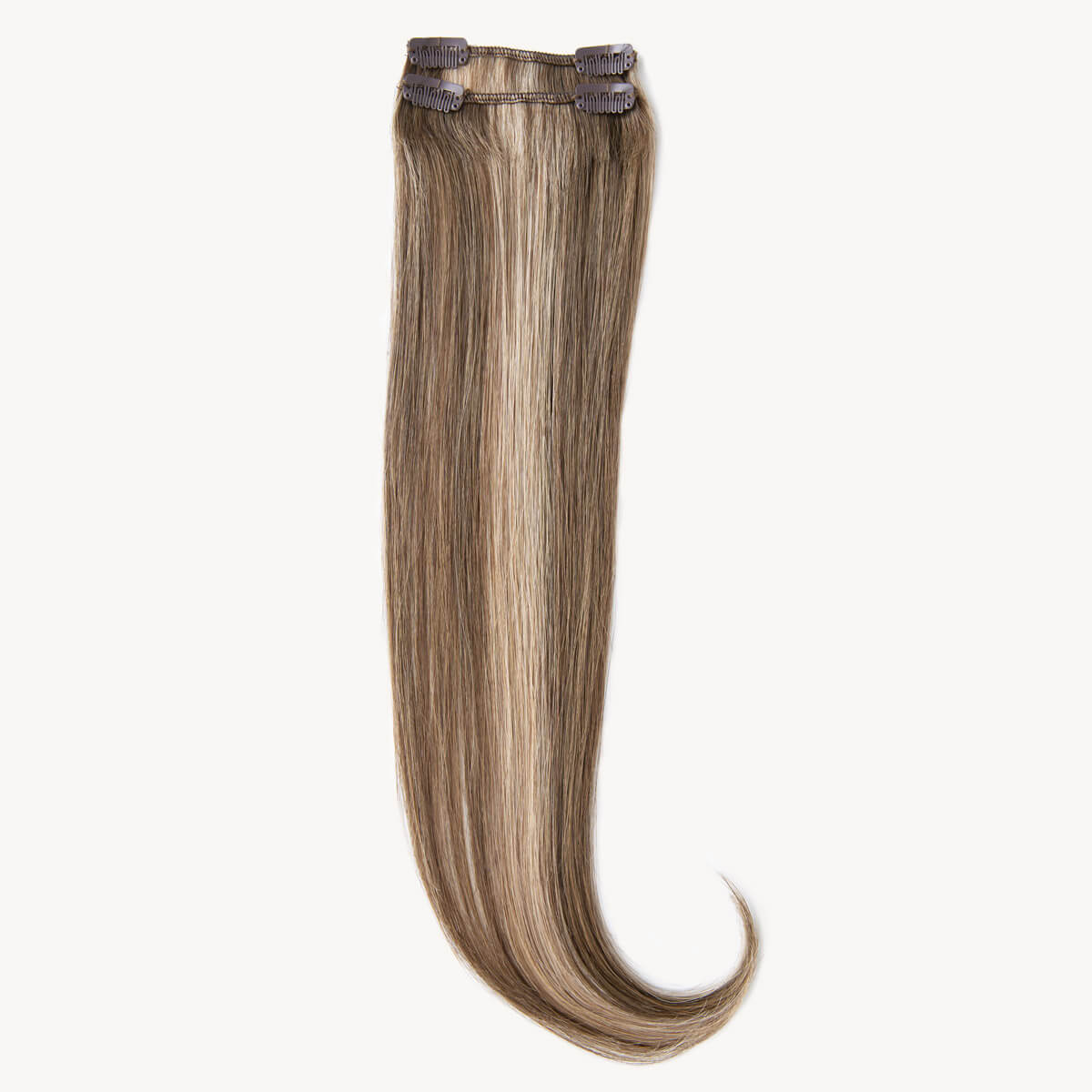 Brown Blonde Highlighted 16 inch Micro Filler Clip-in Extensions