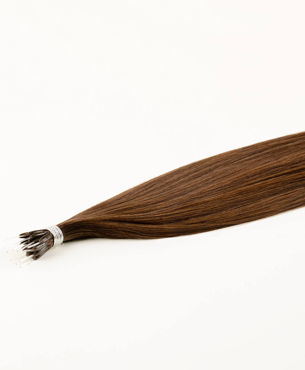 Chocolate Brown, 16" Nano Tip Hair Extensions, #N03