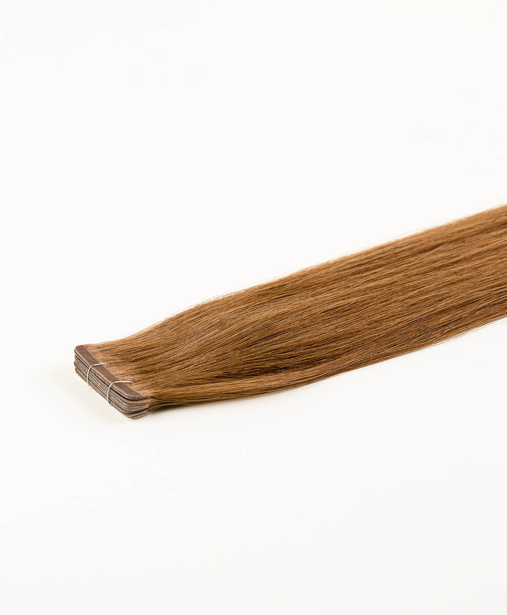 Light Brown, 16" Ultra Slim Tape-In Hair Extensions, #N04