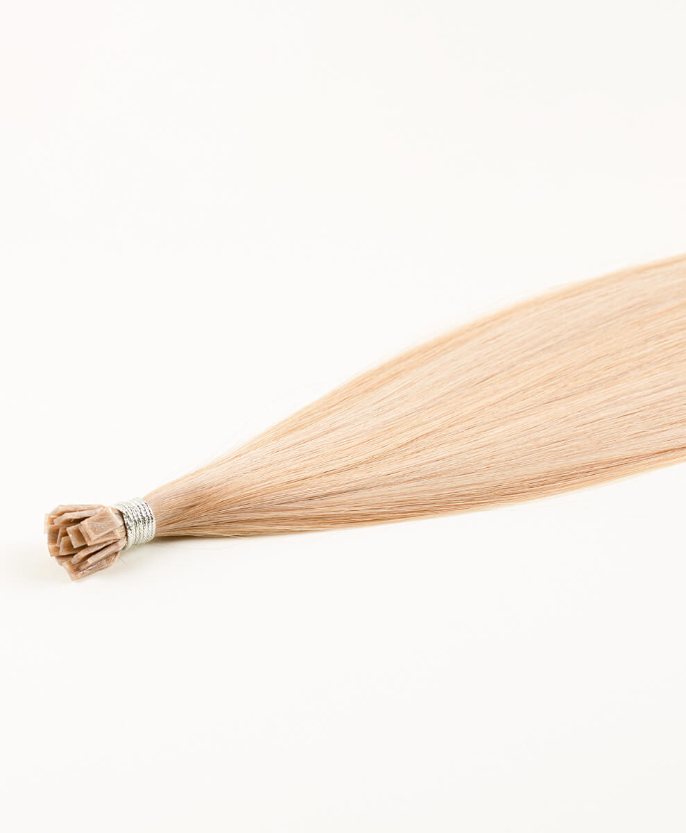 Medium Sandy Blonde, 16" Flat Tip Hair Extensions, #N15