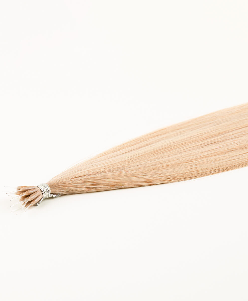 Medium Sandy Blonde, 16" Nano Tip Hair Extensions, #N15