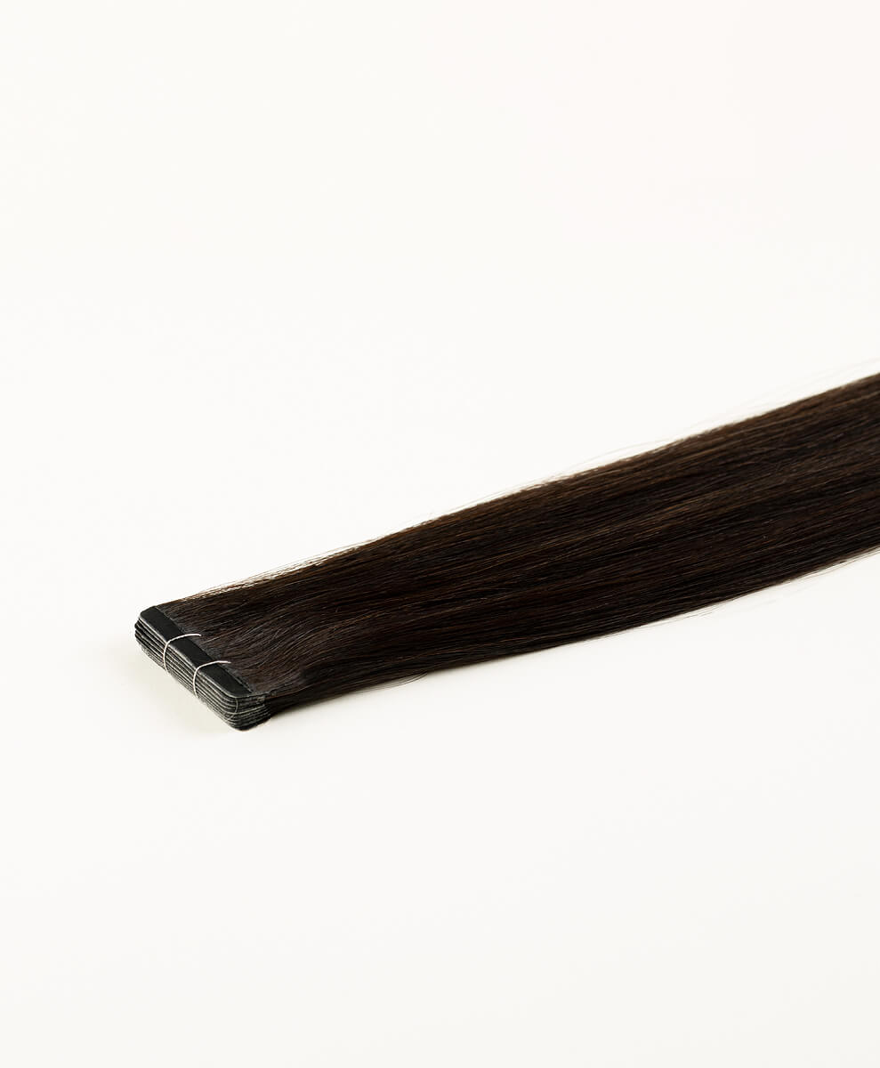 Natural Black, 16" Ultra Slim Tape-In Hair Extensions, #N13