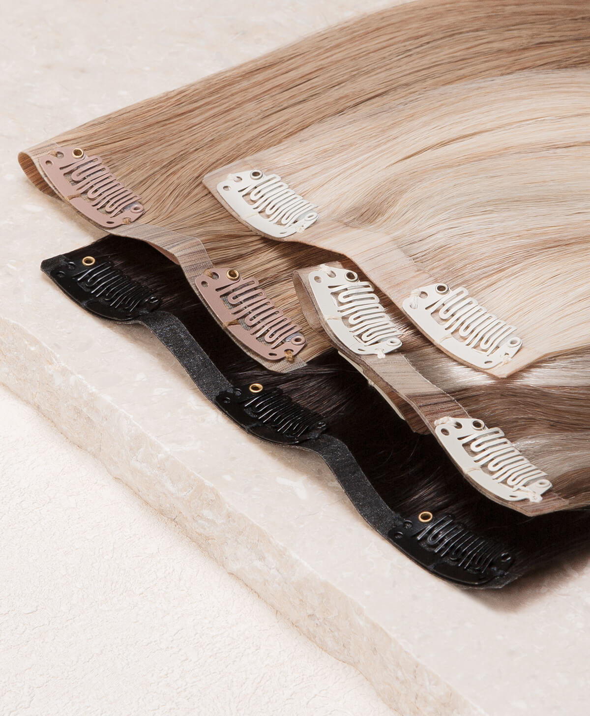 Clip In Hair Extensions Close Up