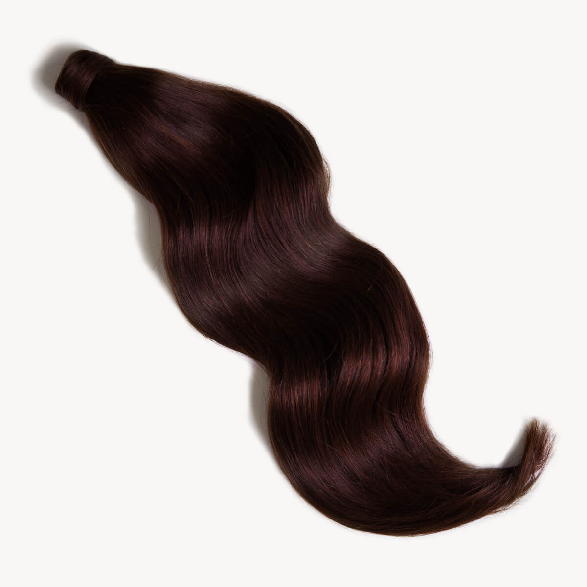 Plum Red, 24" Clip-in Ponytail Hair Extensions