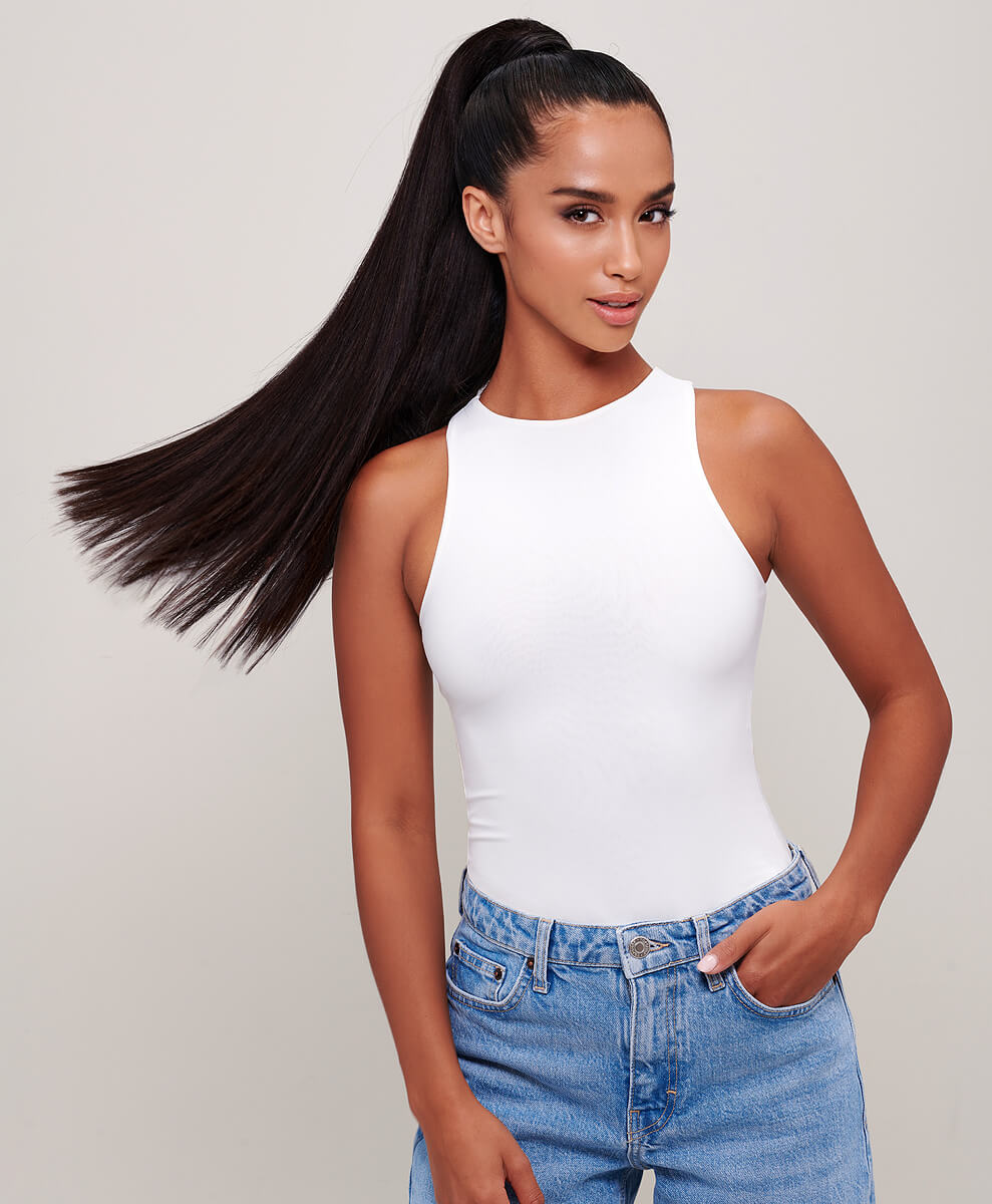 24" Ponytail (Human Hair 200g)