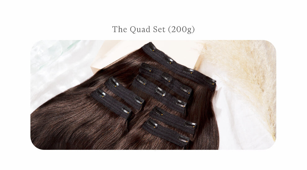 16" Quad Clip-Ins (200g)