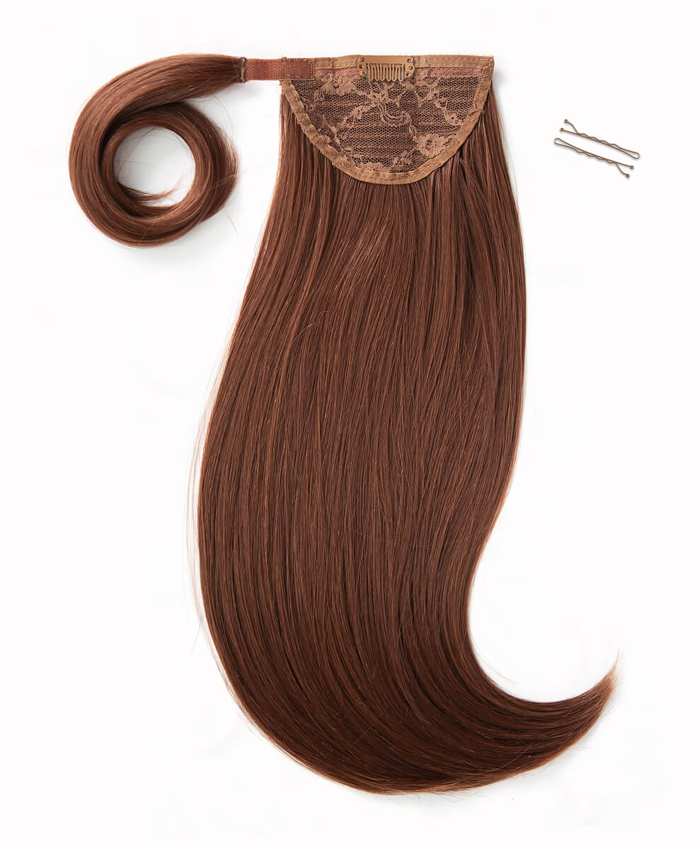 Auburn, 16" Bounce Wraparound Ponytail