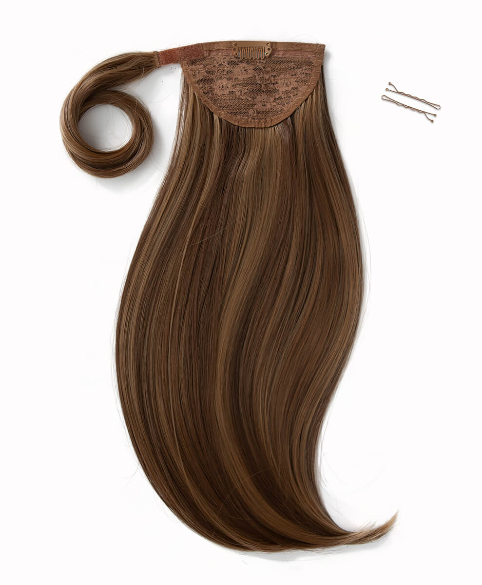 Brownie, 16" Bounce Wraparound Ponytail