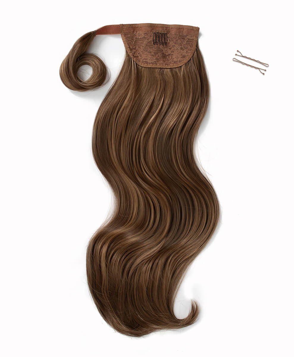 Brownie, 26" Luxe Blowout Wraparound Ponytail