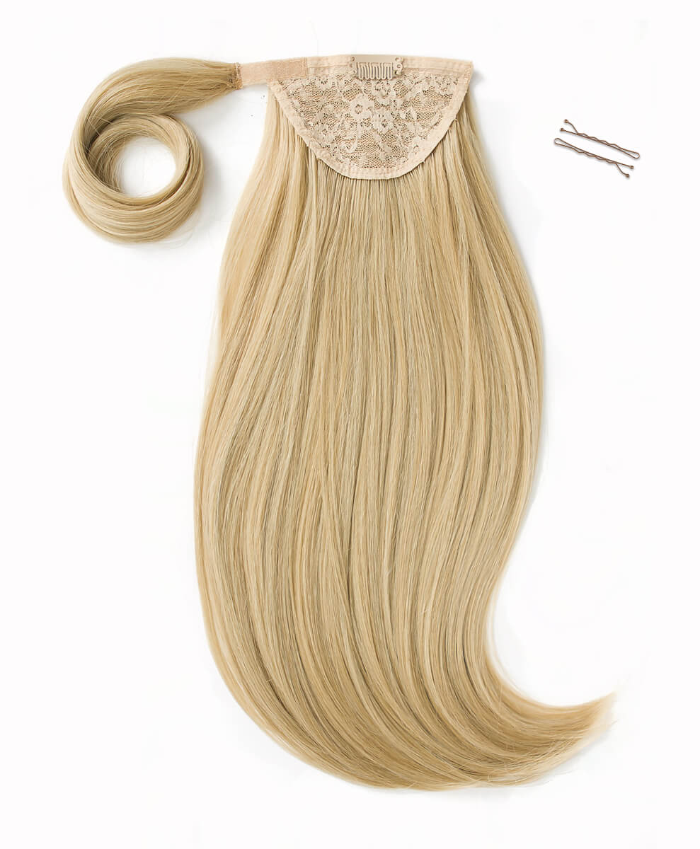 Golden blonde, 16" Bounce Wraparound Ponytail