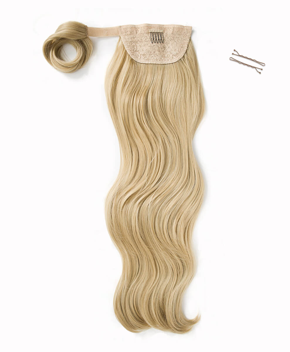 Golden blonde, 26" Luxe Blowout Wraparound Ponytail