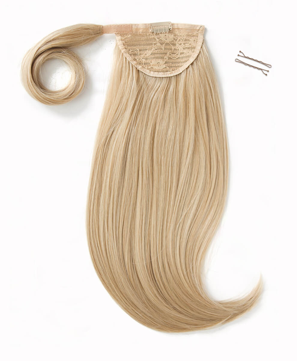 Honey blonde, 16" Bounce Wraparound Ponytail