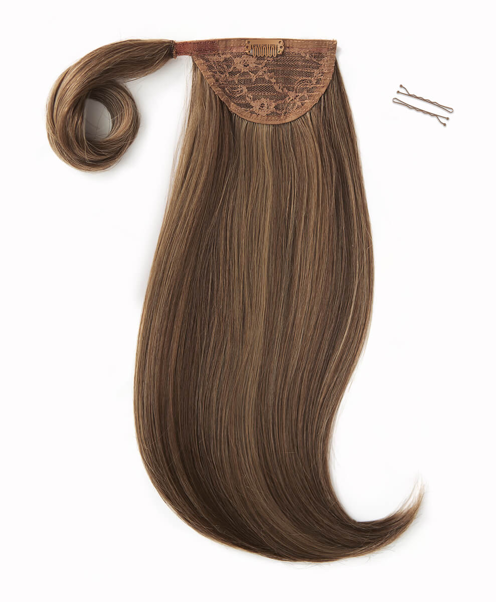 Iced Frappe, 16" Bounce Wraparound Ponytail