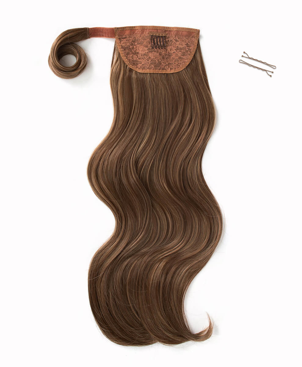 Iced Frappe, 26" Luxe Blowout Wraparound Ponytail