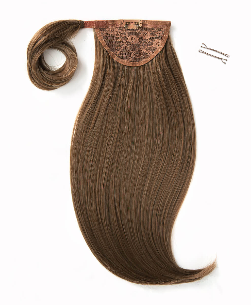 Perfect Brown, 16" Bounce Wraparound Ponytail