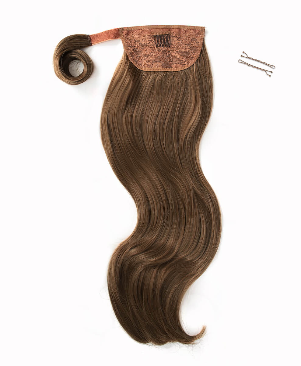 Perfect Brown, 26" Luxe Blowout Wraparound Ponytail