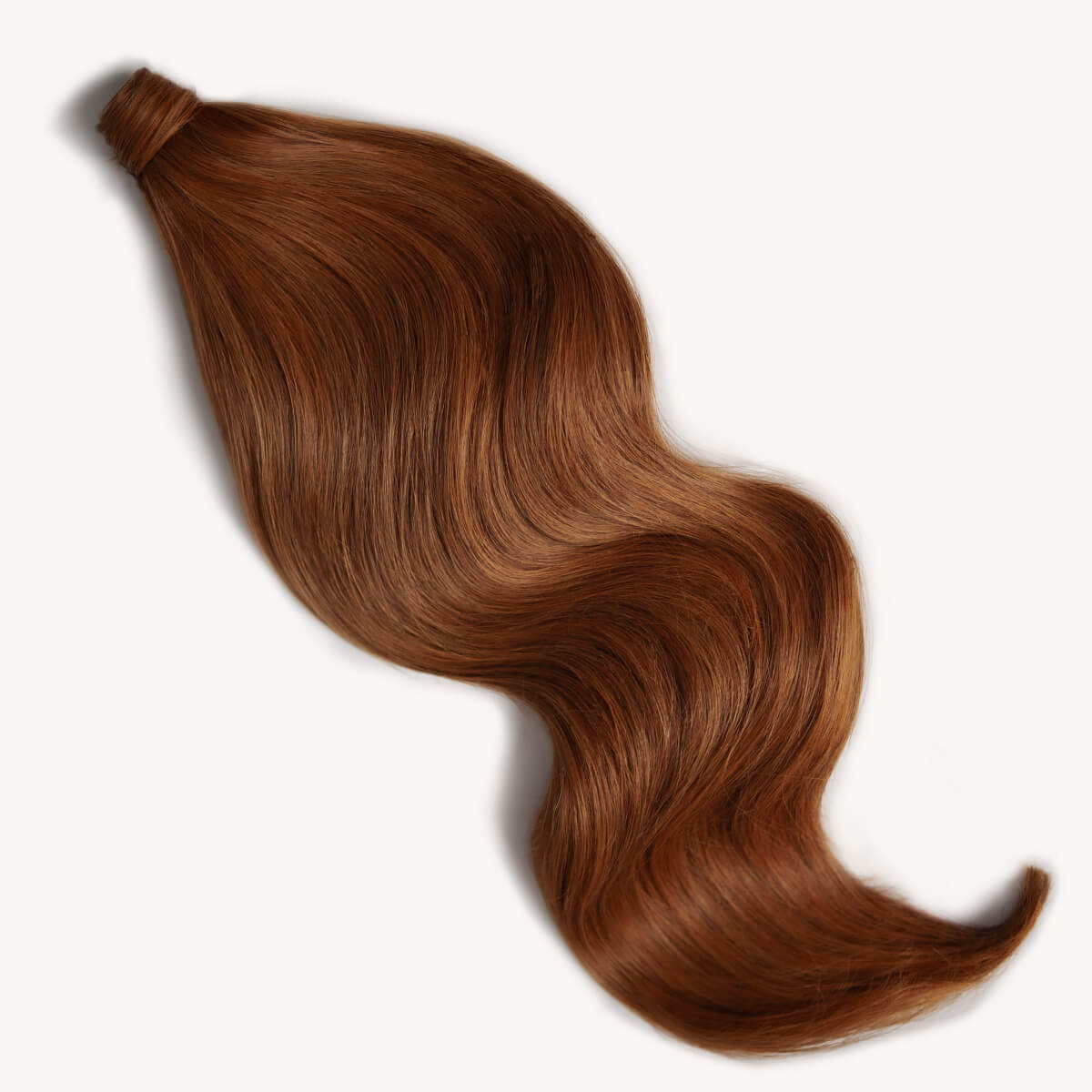 Rich auburn hair 24 inch clip-in ponytail extensions human hair M30-130