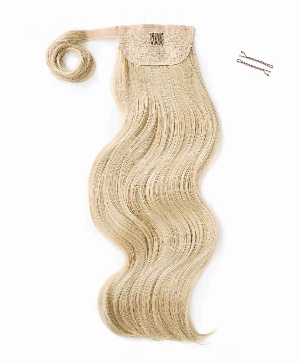 Sandy Highlights, 26" Luxe Blowout Wraparound Ponytail