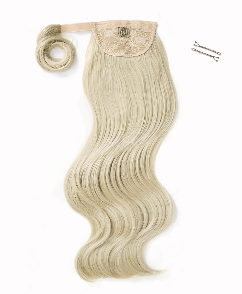 Soft Blonde, 26" Luxe Blowout Wraparound Ponytail