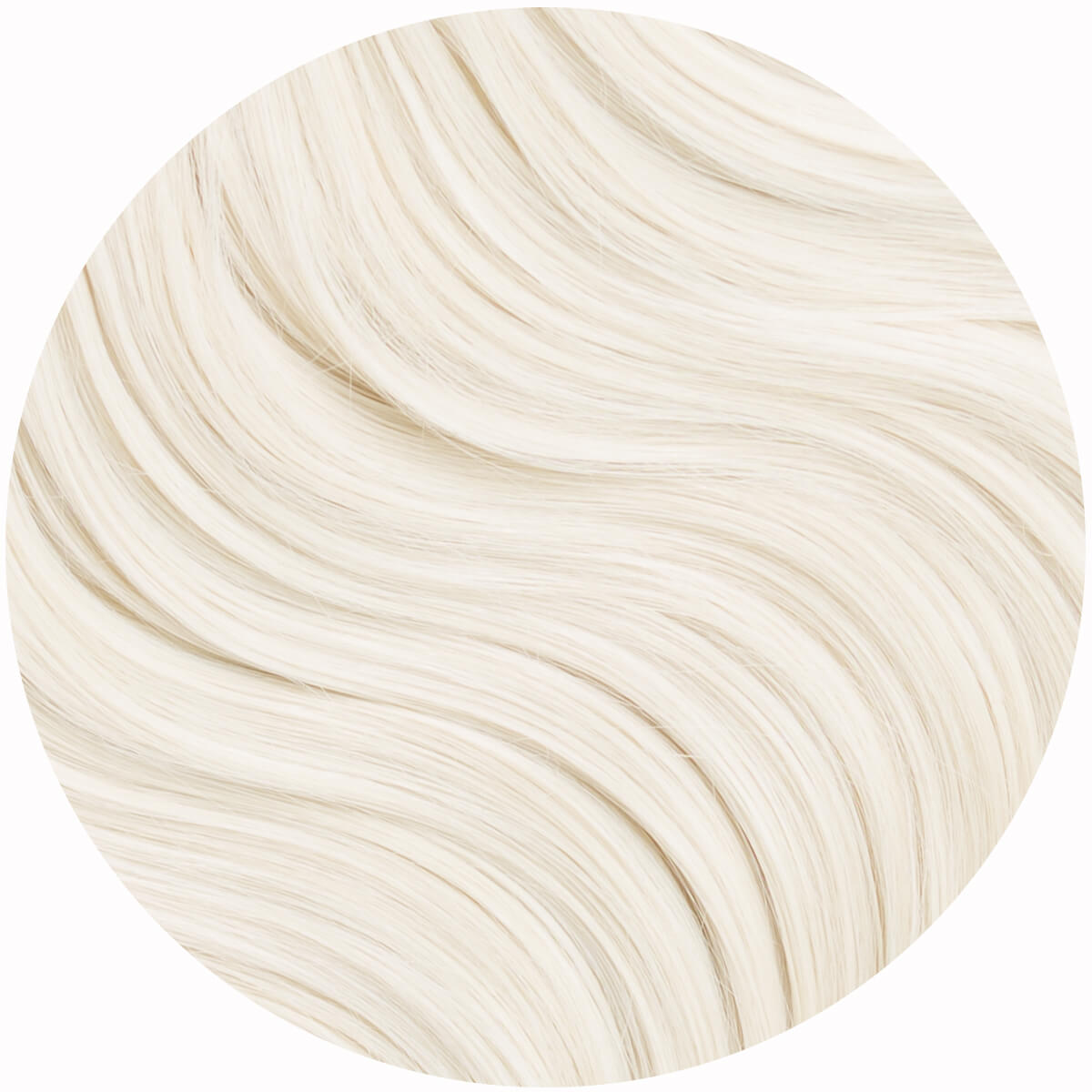 White Blonde, 16" Bounce Wraparound Ponytail: Swatch