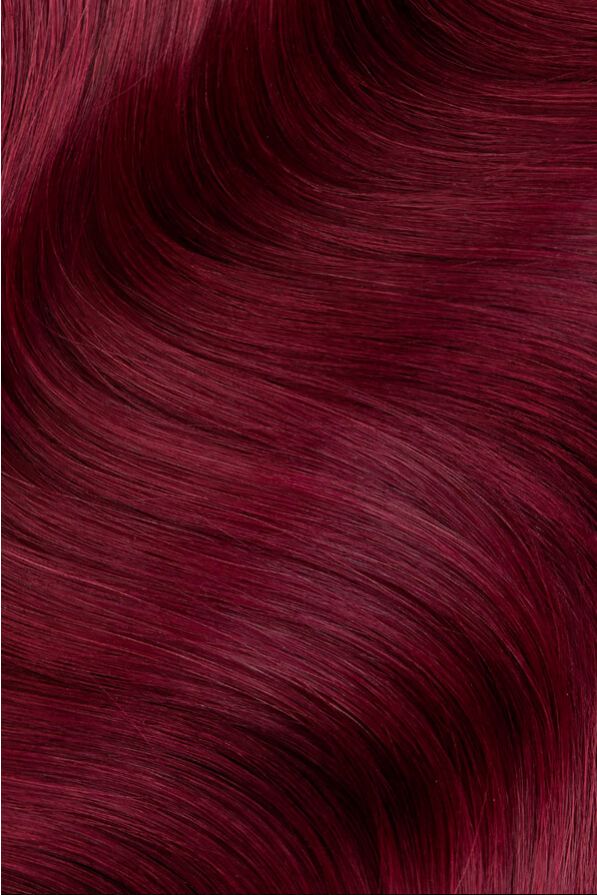 12 inch Seamless 150g Clip-in hair extensions Cherry Red