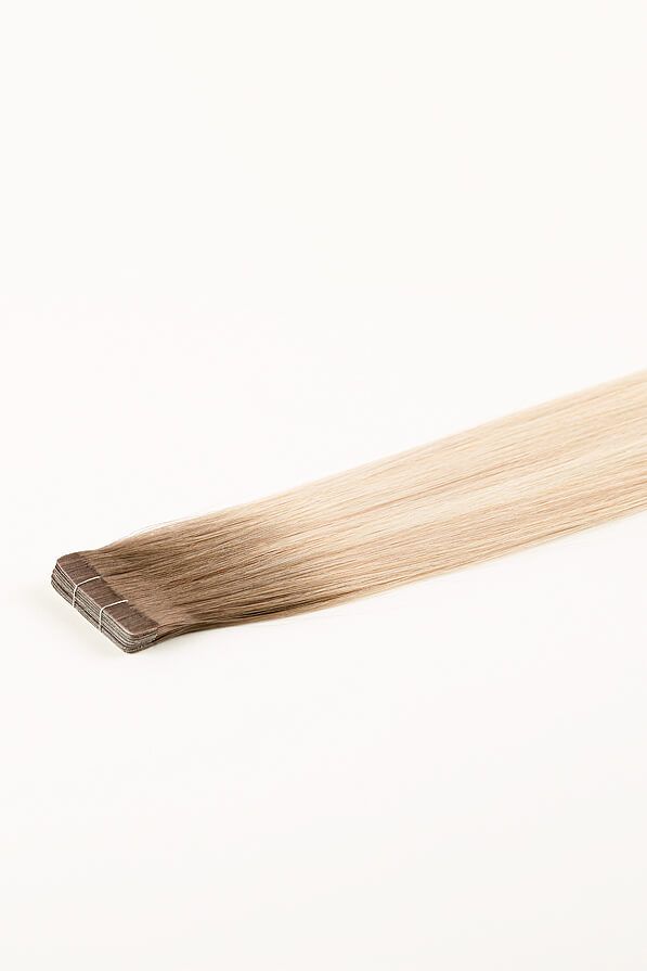 Rooted Blonde Highlights, 16" Slim Tape-In Hair Extensions, #R38