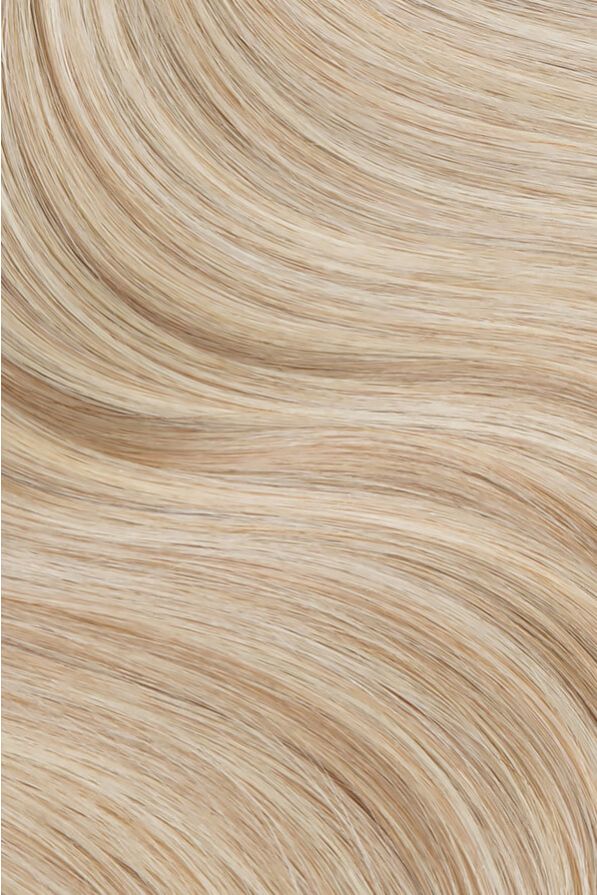 16 inch Classic 100g Clip-in hair extensions Sandy Blonde Highlighted
