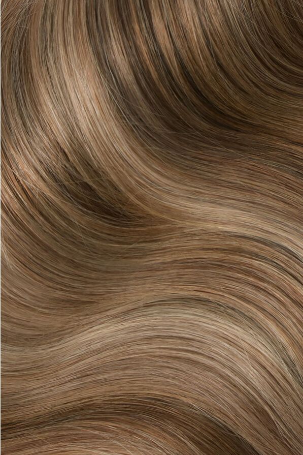 20 inch Classic 120g Clip-in hair extensions Bronde Highlighted