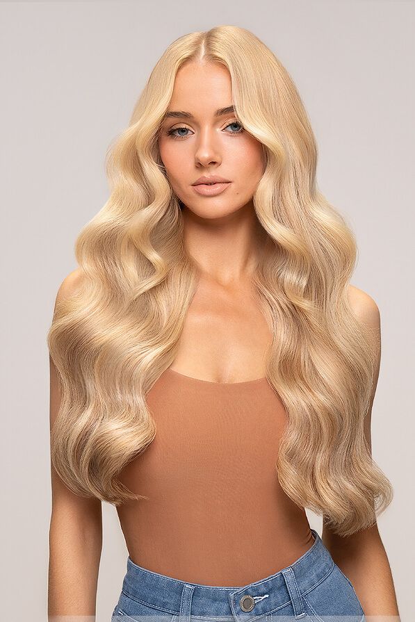 24" Seamless, 180g Clip-in Hair Extensions, Deluxe