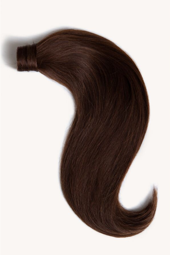 Dark Brown, 16" Clip-in Ponytail Hair Extensions, #N02 | 120g