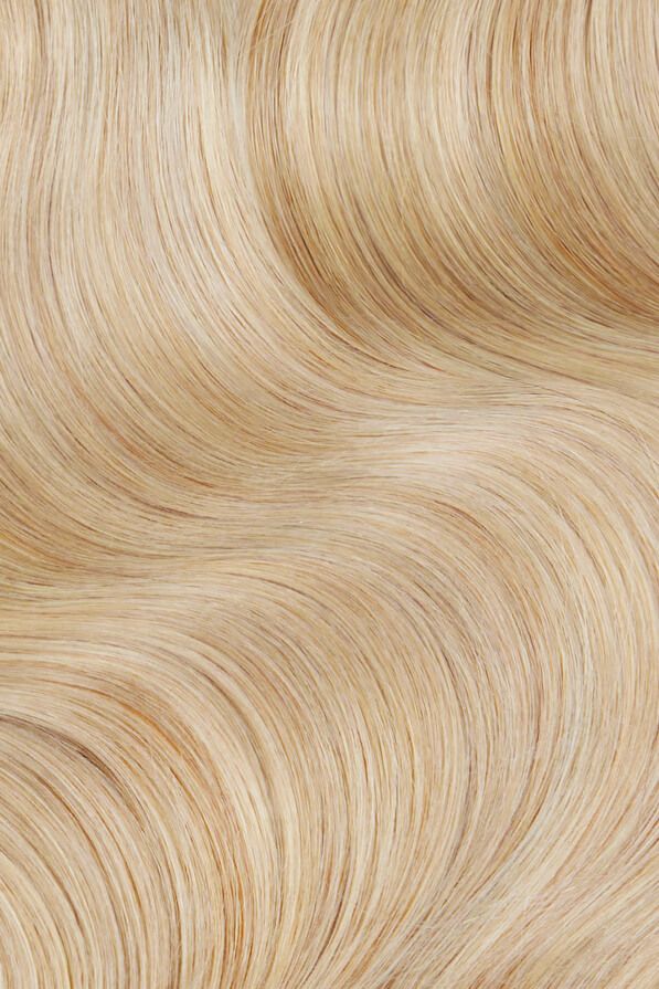 Beach Blonde Highlighted, 18" Ultra Seam Clip-In Hair Extensions, P613/18 | 185g