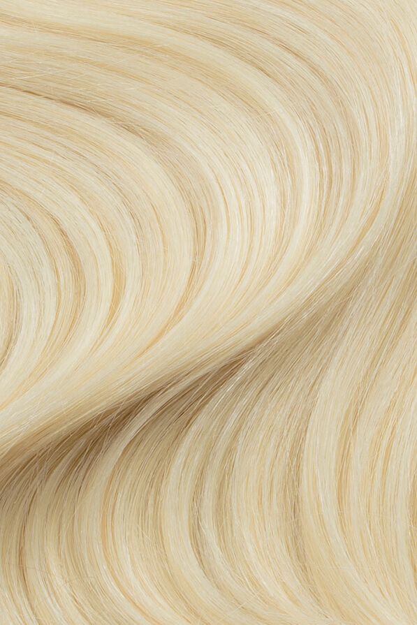 Bleached Blonde, 18" Ultra Seam Clip-In Hair Extensions, #60 | 185g