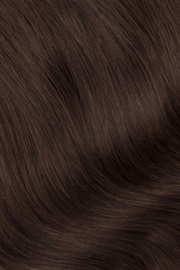 Dark Brown, 18" Ultra Seam Clip-In Hair Extensions, #2 | 185g