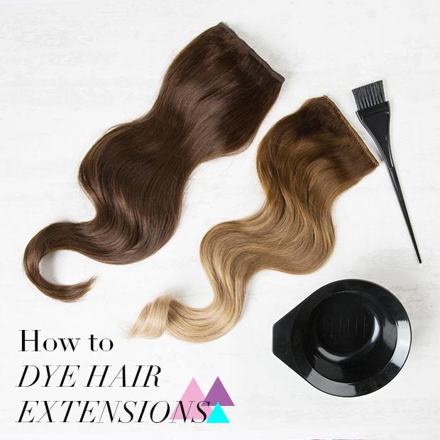 How To Dye Hair Extensions Hair Extensions Blog Hair Tutorials